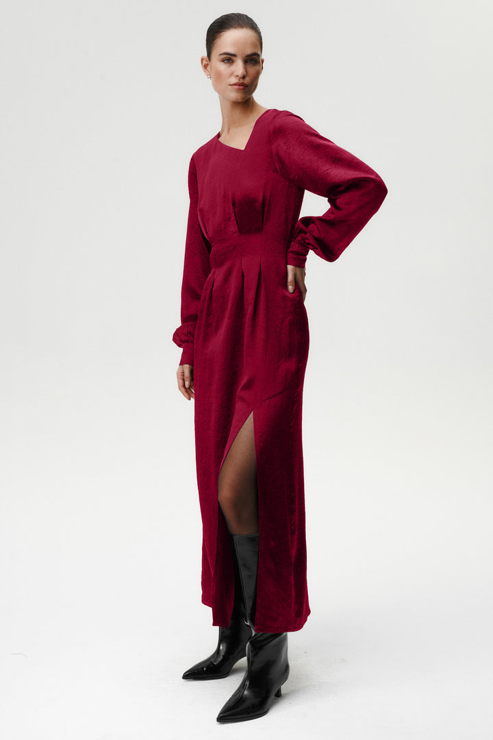 Jane Dress Burgundy - Undress Code EUR